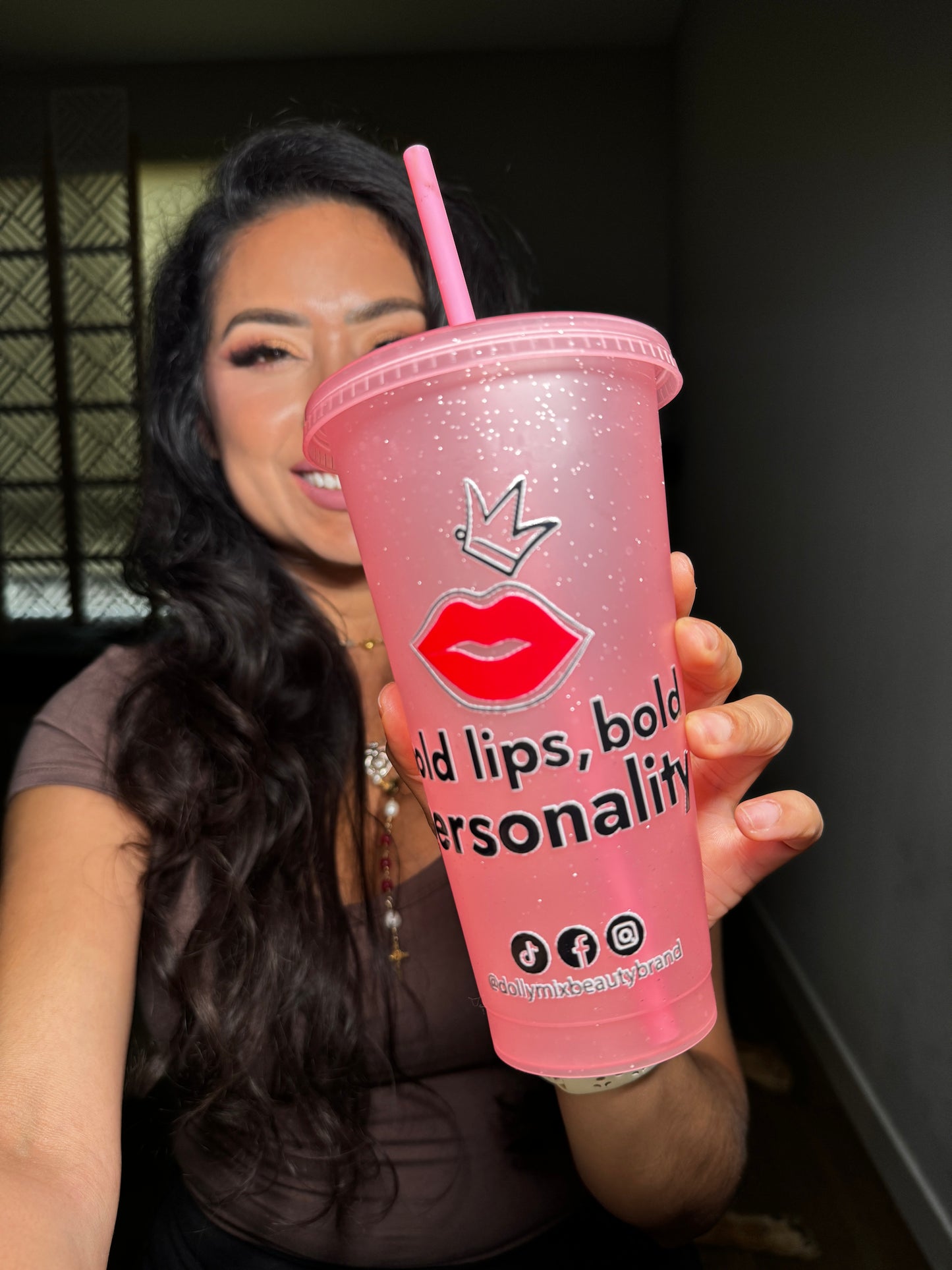 Bold Lips Bold Personality cup